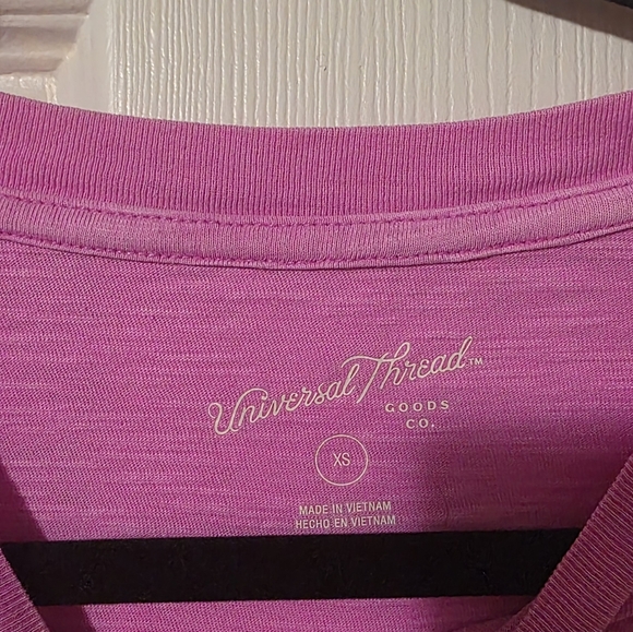 Universal Thread Pink Ruched Crop Top - Picture 4 of 4